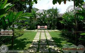 Planting ideas for your garden. Simple Landscaping Ideas With Calm And Cool Spacious Garden Designs