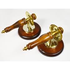Grand brass lamp parts 51 railroad avenue west haven, ct 06516; Vintage Brass Wood Wall Mounted Sconce Candle Holders With Glass Shade A Pair Chairish