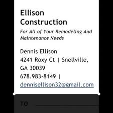 ELLISON CONSTRUCTION