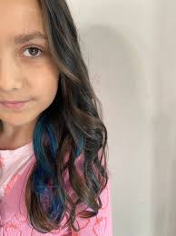 Stitch inspired hair color and style