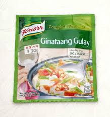 Stewed squash and shrimp (ginatang kalabasa at hipon). Knorr Ginataang Gulay Recipe Mix