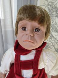 Lovely Vintage Expression Doll, 14.96'' Sulking Boy Art Doll, Original  Garments