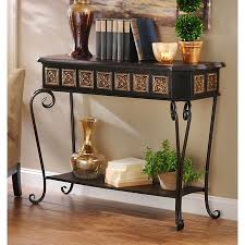 Medallion Console Table Entryway Decor Small Mirrored Console Table Foyer Decorating