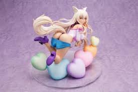 Nekopara Coconut Illustration By Sayori With Stretched Denim Pvc Figure Hobbysearch Pvc Figure Store