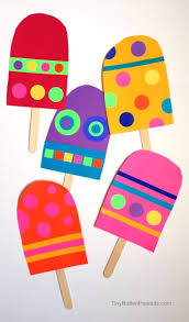 Giant Paper Popsicle Craft Craftwhack Summer Preschool Crafts Daycare Crafts Popsicle Crafts