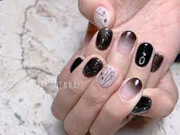 指尖畫家漸層真的是一門學問尤其黑色 print tattoos paw print tattoo nails