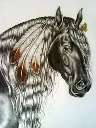 Indian Horse By Youngmoons On Deviantart Horse Tattoo Indian Horses Indian Horse Tattoo