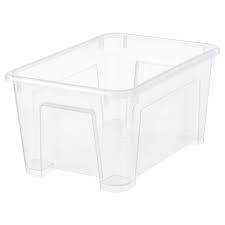 Ikea Samla Clear Box With Lid Ikea Storage Ikea Storage Boxes Ikea