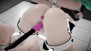 MACHINE BONDAGE HENTAI GIRL MMD 3D BIG BOOBS NUDE PONYTAIL CLEAR BLUE HAIR  COLOR EDIT SMIXIX watch online