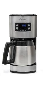 4.0 out of 5 stars 10. Amazon Com Capresso 425 On The Go Personal Coffee Maker Silver Black Kitchen Dining