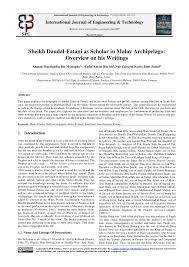 Dan janganlah kamu memberi (dengan maksud) memperoleh (balasan) yang banyak. Pdf Sheikh Daudal Fatani As Scholar In Malay Archipelago Overview On His Writings