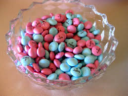 Pink And Blue M Ms Gender Reveal Party Reveal Parties Reveal Ideas