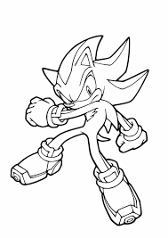 Top 36 prime metal sonic coloring pages at dark super classic and. Super Shadow Sonic Coloring Pages