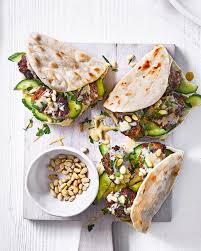 Houmous And Harissa Kofte Pittas Recipe Delicious Magazine Recipe Quick Healthy Meals Weeknight Meals Recipes
