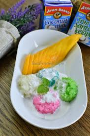 Puding kek cendol dan cincau masam manis. Pulut Mangga 4 Benua Yang Menawan Dan Sedap Buat Orang Lapo