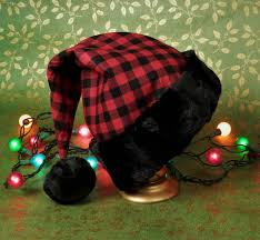 Black And Red Santa Hat Pin On Christmas