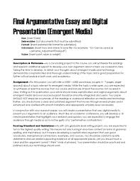 This study was designed to evaluate 6. Final Research Paper Emergent Media The Visual Communication Guy
