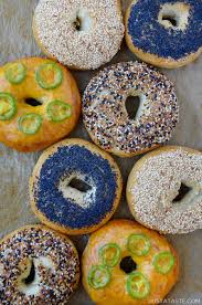 The Complete Guide To Easy Homemade Bagels Including Five Toppings And Three Flavors Of Quick Fix Cream Che Homemade Bagels Dinner Rolls Homemade Dinner Rolls