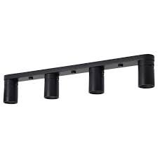 Nymane Ceiling Light With 4 Spotlights Anthracite Plafondverlichting Ikea Lichtarmaturen