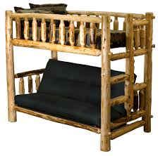 The zinus twin over full bunk bed showcases the classic bunk bed structure that won't take much of your time to set it up. Twin Over King Cedar Log Bunk Bed Rustic Bedroom Furniture Bed Frames Custom Cabin Furniture