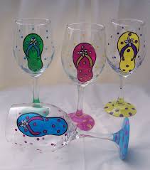 Cleveland port city glass & paint co. Decorative Wine Glasses Design Jpg 1461 1654 Wine Glass Crafts Wine Glass Decor Painted Wine Glass