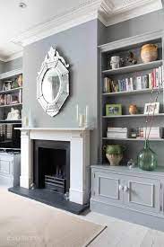 When A Room Looks Dark And With No Focus Add A Fireplace To Bring A Centre Victorian Living Room Living Room With Fireplace Living Room Shelves
