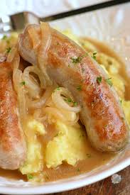 Rashers are the slices of bacon and bangers are the sausage made of ground pork meat. Bangers And Mash Will Cook For Smiles
