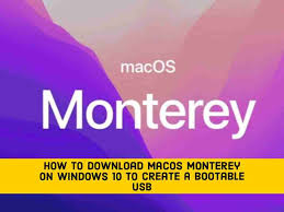 To create a bootable fedora linux usb drive for wi. How To Download Macos Monterey On Windows 10 To Create A Bootable Usb Techschumz