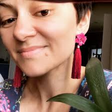 Buy Pink Plumeria Earrings Floral Hoops Hawaiian Bridal Floral Clay Jewelry  Bridesmaids Tropical Flower Wedding Birthday Mothers Day Gift Online in  India