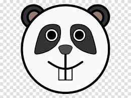 Download Panda Rounded Face Svg Clip Arts Funny Cartoon Animal Faces Stencil Disk Plant Transparent Png Pngset Com