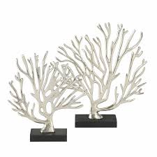 Wir pflegen unsere scwheizer produktion und richten uns mit durchdachten sonderanfertigungen an den individuellen kundenwünschen aus. Bloominghome Deko Aufsteller Koralle Schwarz Silber Kaufen Bloominghome