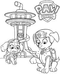 Find all the coloring pages you want organized by topic and lots of other kids crafts and kids activities at allkidsnetwork.com. Skye And Zuma Coloring Page Paw Patrol Topcoloringpages Net