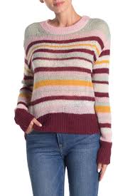 naadam striped open knit dolman sweater nordstrom rack