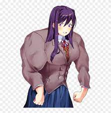 What happens if you say yes to yuri? Doki Doki Literature Club Buff Png Download Doki Doki Literature Club Yuri Clipart 5733179 Pikpng