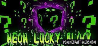 Los lucky blocks hacen más interesante y emocionante tu experiencia en minecraft. Lucky Block Dark Neon Mod For Minecraft 1 7 10 Pc Java Mods