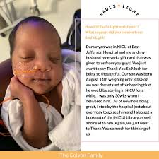 We will continue to support NICU babies and their families with your help.  Thank you Lakisha Colvon and her sweet baby boy Dartanyan Colvon Jr  🗓Countdown to #givenoladay May 4! 💡There is
