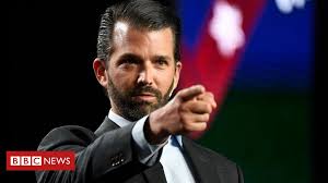 Donald trump on monday faced a barrage of criticism after he promoted his son donald trump jr.'s new book on twitter. Donald Trump Jr The Son Who Is Trumpier Than Trump Bbc News