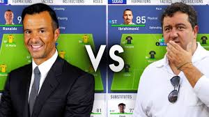 1 683 просмотра 1,6 тыс. Team Jorge Mendes Vs Team Mino Raiola Fifa 19 Experiment Youtube