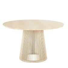 round sycamore 6 seater dining table d130 maisons du monde table a manger ronde table a manger sendai