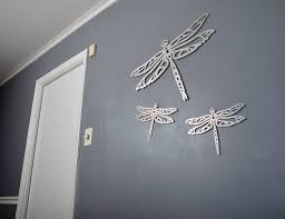 Floating Metal Dragonfly 4 To 48 Decorative Etsy Dragonfly Decor Dragonfly Wall Art Aluminum Wall Art