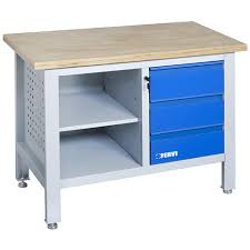 Banco da lavoro tecnotelai piano in acciaio completamente arredato 1000x670x900mm. Fervi Banco Da Lavoro In Kit Di Montaggio Art B009 A1 Eprice