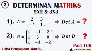 We did not find results for: Matriks Cara Mencari Determinan Matriks 2x2 Dan 3x3 Youtube