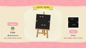 Cave Eyes Animal Crossing Custom Design Custom