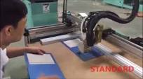 Automatic glue spraying machine