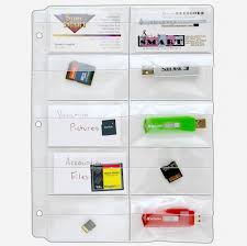 Thank you, you will now be redirected to comparisons. 10 Pocket Clear Vinyl Binder Pages Memory Sd Cards And Business Cards With Flaps Storesmart Filing Organizing And Display For Office School Warehouse And Home
