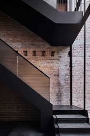 A Non Traditional Home In Melbourne With An Industrial History Traditional House Industrial Stairs Victorian Terrace House