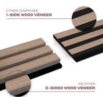 Premium Acoustic Wooden Slat Wall Panels | 3-sided | Aku ...