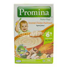 Sesuaikan dengan usia si kecil · 1. Jual Promina Baby Porridge Steamed Chicken Mushroom Di Ranch Market Happyfresh