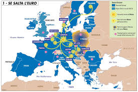 In verde l'austria, la polonia, i tre paesi baltici, la repubblica ceca (tranne praga, gialla. Senza Italia Salta L Euro Ma Anche L Europa Tedesca Limes