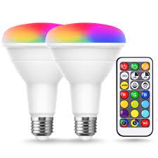 Field selectable color temperature and high color rendering provide excellent color performance. Jandcase Br30 Color Changing Flood Lights Rgb Warm Cool White Led Recessed Light Bulb 12w 100w Equivalent 1050lm Remote Control Dimmable Multi Color Can Light Bulbs For Ceiling E26 Base 2 Pack Buy Online In Botswana